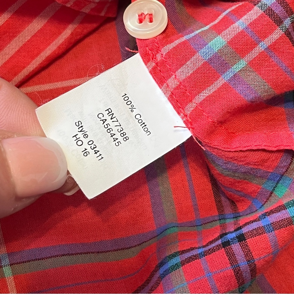 J. Crew Plaid Button Down Shirt Size S - Picture 5 of 5